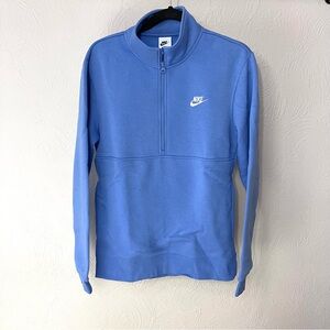 Nike Blue Sweatshirt Quarter-Zip Pullover